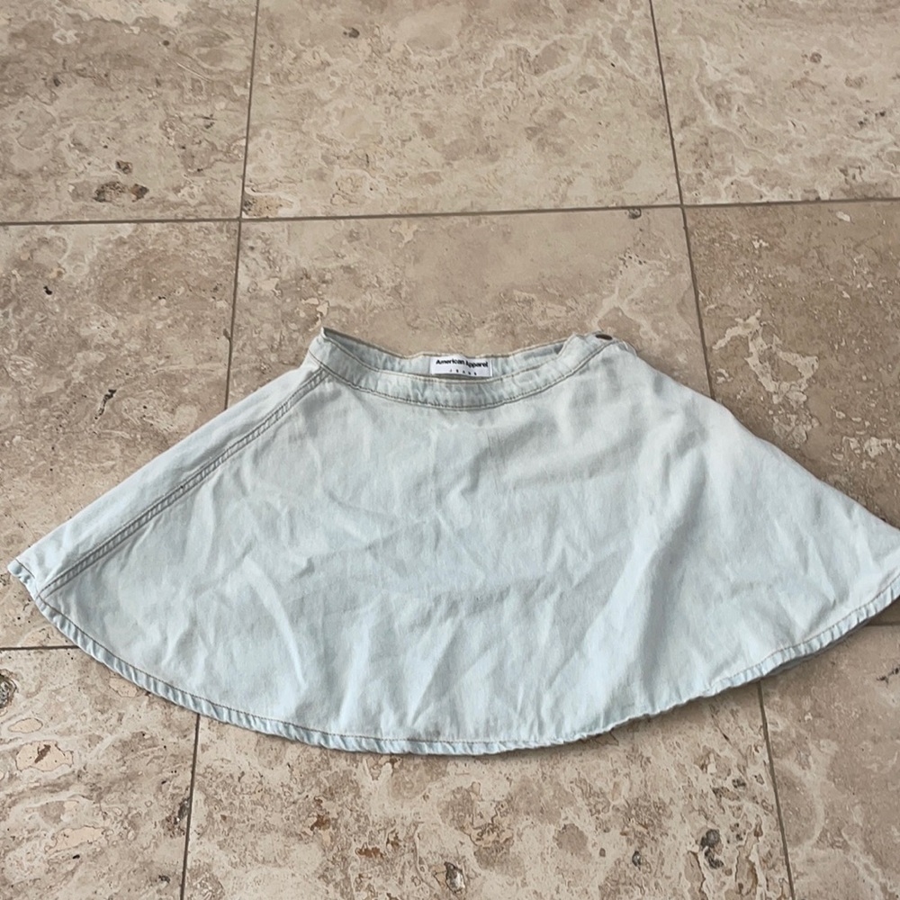 American Apparel denim circle skirt